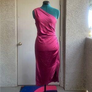 MAGENTA midi dress